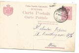 Carte postala - Ferdinand cu marca fixa 10 bani rosu, Circulata, Printata