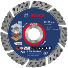 BOSCH EXPERT Disc de taiere diamantat MultiMaterial, 125x22.23x2.2x12 mm foto