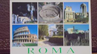 ITALIA - ROMA - 6 FOTOGRAFII CU CLADIRI MONUMENT DIN CAPITALA 5 - NECIRCULATA. foto