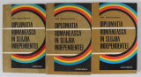 DIPLOMATIA ROMANEASCA IN SLUJBA INDEPENDENTEI de ION BODUNESCU , VOLUMELE I - III , 1978- 1984