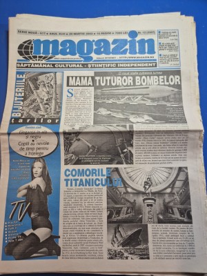 ziarul magazin 20 martie 2003 foto