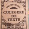 Culegere de texte pentru clasa I