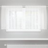 VidaXL Perdele cu perdele Alb 500x100cm Poliester 4107749