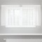 vidaXL Perdele cu perdele Alb 500x100cm Poliester 4107749