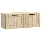 vidaXL Oglindă TV montată pe perete Stejar Sonoma 78,5 x 31 x 30 cm 899397