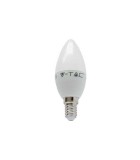 Bec LED E14 C37 5.5W 470lm 6000K alb rece CIP SAMSUNG V-TAC