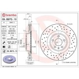 Set disc frana Audi A4 B8 (8k2) 08.07-06.17, A5 (8t3) 06.07-01.17, A5 (8f) 02.09-01.17, A6 C7 (4g2 4gc) 11.10-09.18, A6 C7 Avant (4g5 4gd) 05.11-09.1