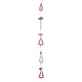 Decorațiune Crăciun Suspendabilă, Brazi, Lemn, 73 cm, Oem