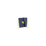 Husa Flip Fancy Samsung Galaxy A3 (2017) A320, Blue/Lime