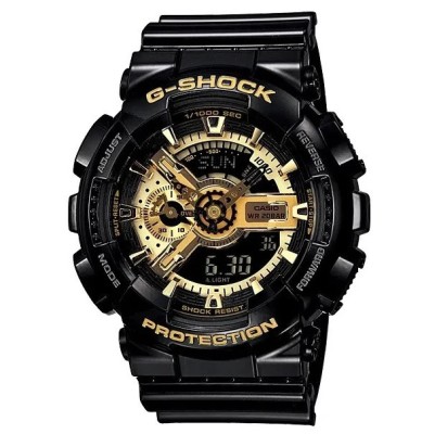 Ceas Sport Casio G-SHOCK GA-110 Black&amp;amp;Gold -NOU ! NEGRU LUCIOS -CALITATEA 1 foto