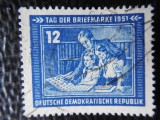 DDR-ZIUA MARCII 1951- COMPLET-STAMPILAT