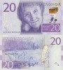 Bancnota Suedia 20 Kronor 2015 P-69a UNC Necirculata - Bancnote Suedeze
