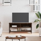 VidaXL Dulap TV stejar maro, 100x35x45 cm, lemn prelucrat