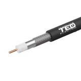 Cablu coaxial RG11 F11 CCS, rola 305m, TED, Oem