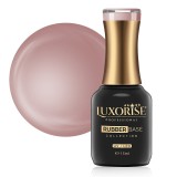 Cumpara ieftin Rubber Base LUXORISE Crystal Collection - Almond Pearl 15ml