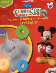 CLUBUL LUI MICKEY MOUSE TE JOCI SI INVETI CU MICKEY ! LITERA O NR 29 foto