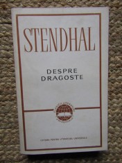 Stendhal - Despre dragoste foto