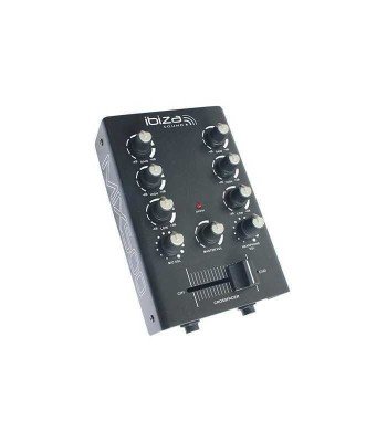 Mixer 2 canale 2 intrari de linie 1 intrare microfon ibiza foto