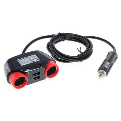 Alimentator auto 12V la 2x bricheta mama 10A + 4x USB A 3A 8013464 OTB foto