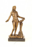 Beethoven - statueta erotica din bronz pe soclu din marmura FA-2