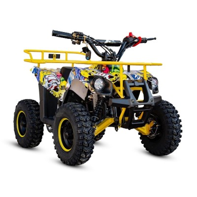 Mini atv XTR M9, roti 6inch, 50cc, 2 timpi, pornire electromotor, culoare galben Cod Produs: MX_NEW XTR-M9/6ES1-2 foto