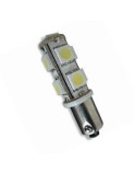 Led Canbus BA9S cu 9 SMD Alb