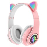 Casti On Ear MRG MCXTB39M, Bluetooth, Lumina RGB, Roz C763, Other