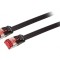 Patch Cord Ethernet U/FTP Cat6 Negru 20m