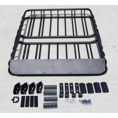 Portbagaj auto metalic cu bare transversale incluse 127x101cm