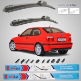 Cumpara ieftin Ștergătoare BMW Seria 3 E36 Compact (1994&ndash;2000) | Set Față &ndash; TeamCar&reg;