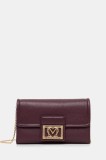 Love Moschino poșetă culoarea bordo, JC4093PP1NLI0552