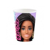 Set 8 pahare Barbie 250 ml