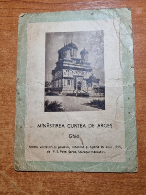 ghid manastirea curtea de arges - din anul 1955 foto