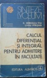 myh 546s - TIU - PIRSAN - CALCUL DIFERENTIAL SI INTEGRAL PT ADMITERE FACULTATI