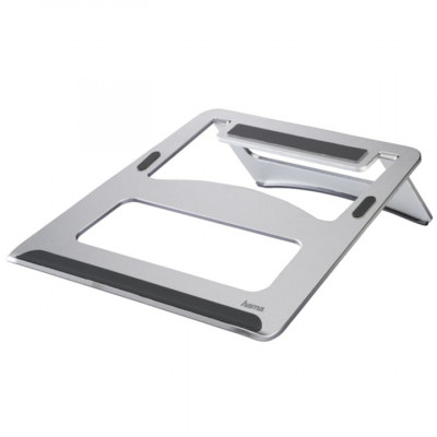 Stand pentru Laptop, Hama 53059, Aluminiu, pana la 15.4&amp;quot;, Silver foto