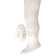 Ciorapi cu chilot pentru fetite-MILUSIE B1263-C, Crem foto