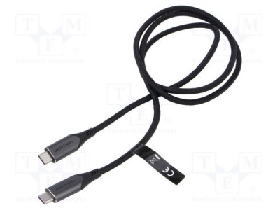Cablu USB 3.1 USB C VENTION 1m negru nichelat foto