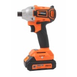 Masina Insurubat Impact Wolfson 21V, 2Ah, 180Nm, 2 Acumulatori, Hex 1/4&quot;, Brushless + Burghie &amp; Biti CR-V + Cutie Transport