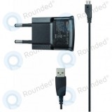 &Icirc;ncărcător de călătorie Samsung USB 1000 mAh negru incl. Cablu de date USB ETA0U80EBEGXEG