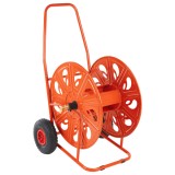 Carucior cu tambur pentru furtun de 140 m 3/4&quot;, otel GartenMobel Dekor