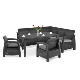 Cumpara ieftin Set de mobilier de grădină Corfu Relax duo cu masă Future grafit