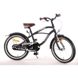 Bicicleta pentru copii E&amp;L Black Cruiser 18 inch