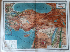 Har?i vechi Turcia ?i Rusia (R. S. F. S. R.), planse atlas C. Teodorescu 1924 foto