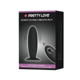 Pretty Love Remote Control Vibrating Plug - Dop Anal cu Telecomandă, 11 cm, Orion