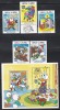 Caicos 1984 - Crăciun - Walt Disney, Serie RARA + Colita, MNH, Nestampilat