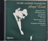 Marc-Andr&eacute; Hamelin &lrm;&ndash; Plays Liszt _ NM / NM cd muzica clasica _ Hyperion, UK, 1987