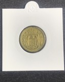 Moneda 5 Lei 1930 H Heaton, Nichel-Alama, KM#48, Monede Romanesti