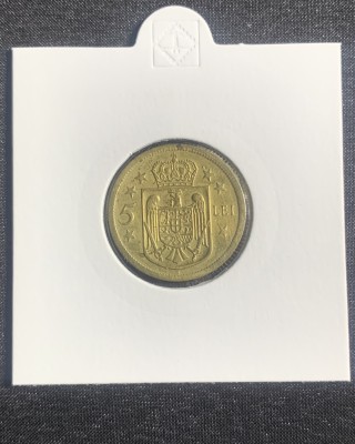 Moneda 5 lei 1930 H monetaria heaton foto