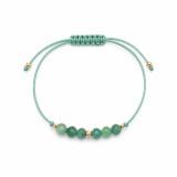 Bratara minimalista din aventurin verde