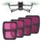 Set profesional 4 filtre, STARTRC, compatibile cu DJI Air 3, ND8, ND16, ND32, ND64, cadru aluminiu